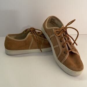 GH Bass Lucky Womens Leather Lace Up sneaker shoes Sz 8M brown uppers